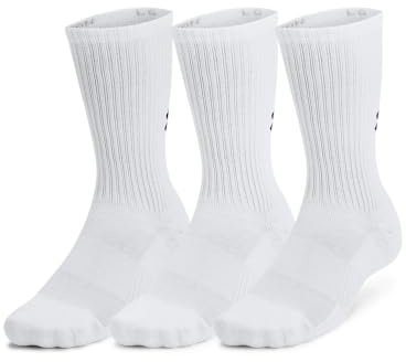 Under Armour TC Crew 3er Pack Socken Weiß Unisex