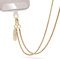 ROCONTRIP Metal Phone Strap Crossbody Phone Lanyard Chain Strap with 2 TPU Tether, iPhone Chain Crossbody for Women Girls Neck Strap for Most Mobile Phones