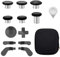 LINXINS 13 in 1Metal Thumbsticks for Xbox Elite Controller Series 2 Accessories, Black Replacement Parts Magnetic D-pads and Paddles Trigger Buttons Kit for Xbox One Elite series 2 Controller