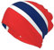 KWQDOZF Beanie-Mütze mit Norwegen-Flagge, Chemo-Mütze, Krebs-Kopfbedeckung, Totenkopf-Mütze, Slouchy-Beanie, gestrickte Totenkopf-Mütze für Damen und Herren