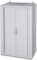 Virsus Mobile Copricaldaia di colore Grigio, Misura 58,5x38,5x98 cm, Apertura a Serranda Orizzontale, Materiale Alveolato Isolante e Ignifugo, Protezione per Caldaia da Esterno ed Interno -HIM902