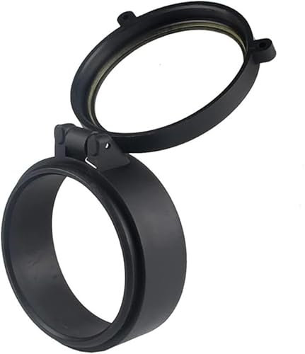letaofang 1 stück 30mm-69mm Jagd Transparent Zielfernrohr Objektivabdeckung Taktisches Visier Flip Up Schnellfeder Schutzkappe Objektivdeckel