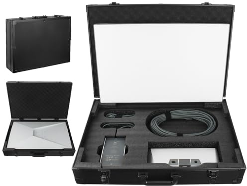 SanTop Koffer für Starlink Gen3 Aufbewahrungsbox, solide Außenschale und präzisionsgeschnittenes Schaumstofffutter, perfekter Schutz für Starlink-Kit, geeignet für Outdoor-Aktivitäten und Reisen