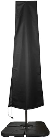 ALI2 Housse Parasol Deporte 30x50x220cm,Housse Parasol en Tissu Oxford 201D,Housses pour Parasols de Jardin Imperméable,Anti-UV Housse de Parasol pour Parasol Extérieur,Noir (Noir, 30x50x220cm)