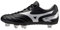 Mizuno Waitangi II CL Soft Ground - Botas de rugby para hombre, negro plateado, 43 EU