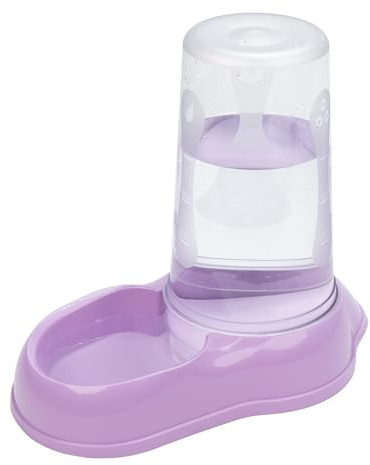 Ferplast Food Water dispenser for dogs and cats AZIMUT 3 Liter Dry food feeder water, Plastic, Non-slip bottom, 20 x 33,5 x h 31 cm Red