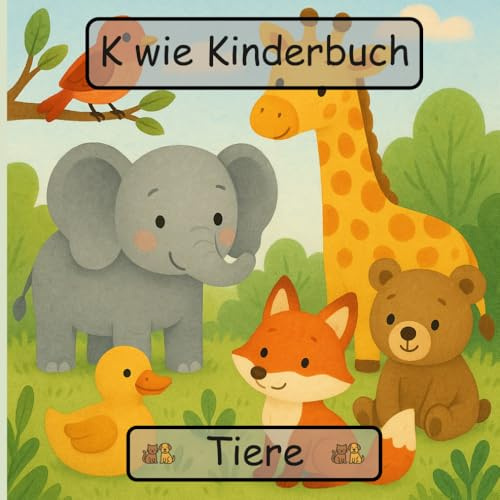 K wie Kinderbuch: Tiere: Mein erstes Tier-ABC: Von A bis Z entdecken (K wie Kinderbuch – Mein erstes ABC, Band 1)