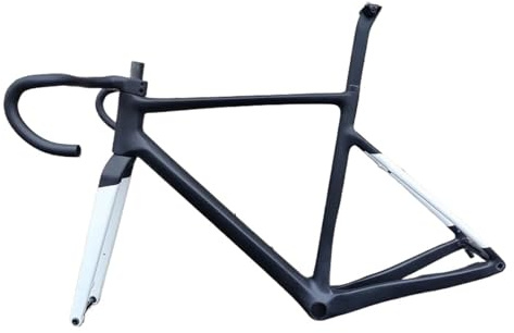 T1100 Carbon Rennrad Rahmen Ultraleicht Rahmenset + Gabel + Sattelstütze + Steuersatz + Klemme + Lenker(49)