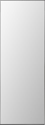 Kare Design Wandspiegel Starlet, Schwarz, 180x60 cm, Ganzkörperspiegel, mit Rahmen, zum Aufhängen, Rechteckig, Stahl, Wohnzimmer, Flur
