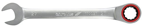 Carolus by GEDORE Ringratschenmaulschlüssel, mit Ratsche, SW 27 mm, flach, 12-kant, Schraubenschlüssel, 1700.0270