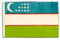 Flaggenfritze® Flagge Usbekistan - 30 x 45 cm