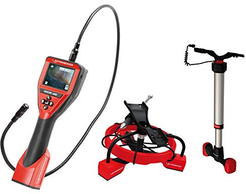 ROTHENBERGER 1000000862 ROSCOPE i2000 3-in-1 Rohrinspektionskamera Set, 100mm Arbeitsbereich Durchmesser