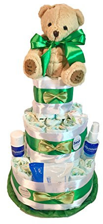 DODOT Windeltorte Bär grün MomentosGourmet