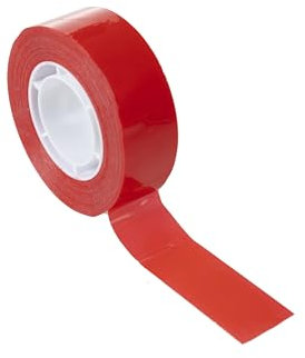 FIXO Colore 75088351 Nastro Adesivo, Colore Rosso, 19 mmx33 m, Perfetto per Artigianato