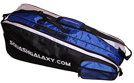 Deluxe Squash-Tasche mit 3 Schlägern