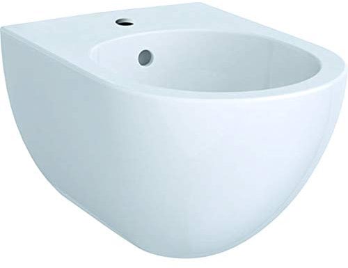 Keramag KG Acanto Bidet, wandhängend mit Überlauf, weiß, KeraTect