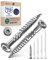 Vis de terrasse 5x40 acier inoxydable V2A Vis Torx 5mm d'épaisseur 400 vis à bois Torx 40mm de long vis en acier inoxydable durci bois