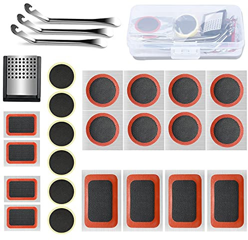 Sukudon Puncture Repair kit Bicycle Repair Kit, practical Puncture Repair Kit, Bike Tyre Repair Kit, Bicycle Repair Kit for emergencies