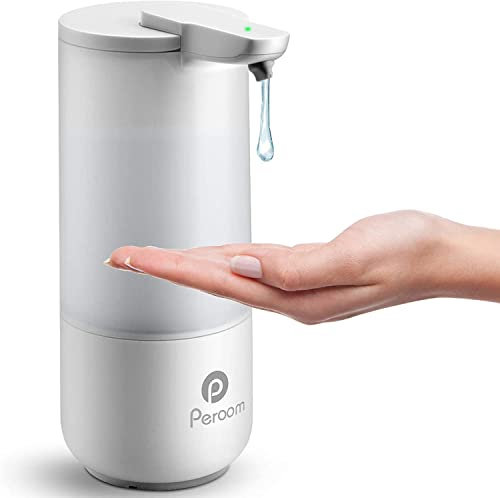 Makibali Automatic Soap Dispenser, Non-Touch, Electric Automatic Soap Dispenser, Disinfectant Dispenser with Infrared Motion Sensor, IPX6 Waterproof, 8.5 oz/250 ml