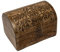 Kunstversteck - Schatztruhe edle Schatzkiste Holz „Baum des Lebens, Design 2“, 28 x 20 x 19 cm, massives Mangoholz, braun, Handarbeit