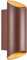 Nordlux Nico Doppel-Spot, IP54, Rost, rund 2218231009