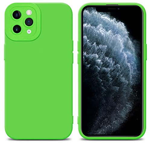 Cadorabo Hülle kompatibel mit Apple iPhone 11 PRO Schutzhülle TPU Silikon Case Liquid Design mit Kameraschutz Slim Kratzfest Weiche Gummi mit Rundumschutz Case Hülle für iPhone 11 PRO in Grün