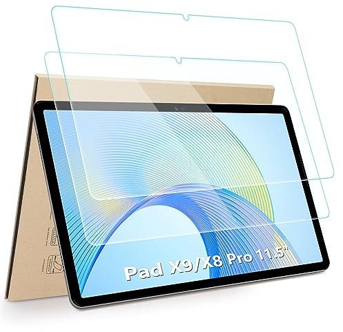 Hianjoo Schutzfolie Kompatibel für Huawei Honor Pad X9/X8 Pro 11.5 Zoll, [2-Stück] Displayschutz Kompatibel für Huawei Honor Pad X9/X8 Pro 11.5'', Anti-Kratzer, Bläschenfrei, 9H Härte