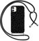 Foonary Funda con Cuerda para Apple iPhone 11 6,1, Carcasa Ultrafina Silicona Aesthetic Dibujos Case con Ajustable Collar Correa de Cuello Cordón Antigolpes Cover para iPhone 11, Leopardo
