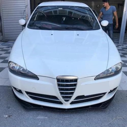 ELIT TUNING STORE 3 pezzi paraurti anteriore per Alfa Romeo 147 kit carrozzeria 6 colori accessori auto spoiler splitter diffusore flap sport paraurti parti esterne (nero)