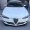 ELIT TUNING STORE 3 pezzi paraurti anteriore per Alfa Romeo 147 kit carrozzeria 6 colori accessori auto spoiler splitter diffusore flap sport paraurti parti esterne (nero)