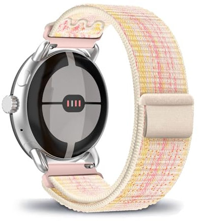 Sport Armband Kompatibel mit Withings (NOKIA) ScanWatch 38mm Armbänder Weich Nylon Fabric Uhrenarmband Atmungsaktiv Verstellbarer Ersatzarmband für Withings NOKIA ScanWatch 38mm für Damen Herren (13)