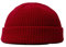 BrightGlow Wintermütze für Herren und Damen Trawler Beanie Watch Hat Roll-up Edge Skullcap Kurze Fischermütze mit Strickbündchen Beanie-Mütze Warm Skimütze Acryl-Strickmütze Rot#1 Erwachsene