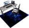 Tkuhknag Tapis Chaise Gaming - Tapis Protège-Sol pour Chaise - Tapis Bureau Sol - Tapis Protection Sol Chaise Bureau - Protection de Sols Durs - Protège Parquet - Tapis Antidérapant 160 x 180 cm