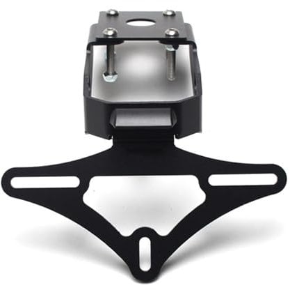 NONGYU Adjustable License Plate Mount Rack for Motorcycles, Motorcycle License Plate Frame Tail Bracket License Plates Holder