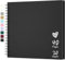 Hiwhy Fotoalbum Scrapbook 25,5x25,5 cm 20 Blätter DIY Hartes Kraftpapier Baby Erinnerungsbuch Familie Geburtstag Hochzeit Jahrestag, Schwarz