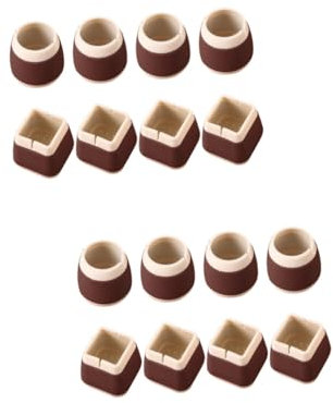 Couvre-pieds de table en caoutchouc, embouts de pieds de chaise, 16 pièces, tapis de chaise antidérapant, dessous de verre for meubles, bol en céramique turque, couvre-pieds de chaise, bouchons en cao