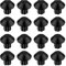 160PCS Stove Grate Rubber Feet Bumpers Kitchen Appliance Accessories for Cooktop Burners Grates