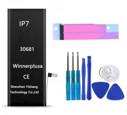 Winnerplusa Batteria per iPhone 7 con kit di attrezzi