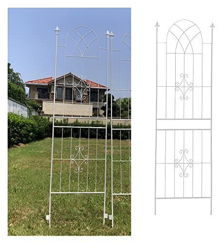 Rankhilfe Rankhilfe Rankhilfe Metall Garten Sichtschutz für Clematis, Jasmin, Rose und andere Kletterpflanzen - Dekoratives und funktionales Design