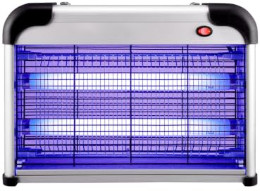 Insetticida Elettrico Per Interni 20W, Lampada Anti-Zanzare UV, Trappola Per Insetti Volanti Silenziosa, Sicura Per Casa, Ufficio E Ristoranti, Copertura 557 M²