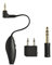 Shure Adapter Kit bestehend aus Flugzeugadapter, Lautstärkeregler und dem 1/4 Zoll (6,5 mm) Adapter