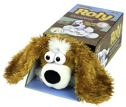 Funtime Gifts Roly The LAUGHING DOG – Motion-Activated Rolling Toy – Battery Operated Interactive Dog – Hilarious Interactive Pet – Fun Gift for Kids & Adults