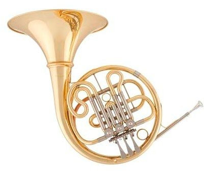 aS Arnolds & Sons AHR-310 in B Waldhorn - Messing lackiert