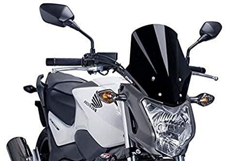 Puig 5991N Tourenscheibe optimierte Aerodynamik, Schwarz