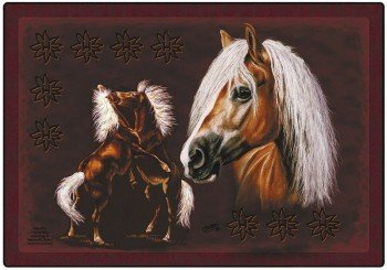 Fan-O-Menal Mauspad - Pferde Haflinger Pony - 22507 Gr. 24 x 20cm