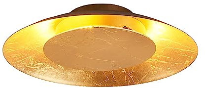 Lindby LED Deckenleuchte Keti (Modern) in Gold/Messing aus Metall (1 flammig,) - Lampe Deckenlampe Flurleuchte