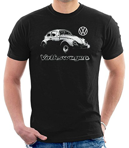 Volkswagen Beetle Spray Paint Men's T-Shirt Black