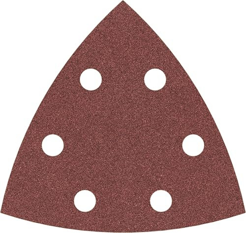 Bosch Professional 5 Stück Schleifpapier F460 Best for Wood and Paint (für Holz und Farbe, Körnung G120, 93 x 93 mm, Zubehör Deltaschleifer)