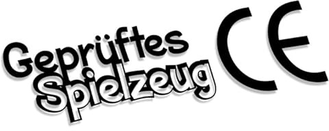 Decus Shop GEPRüFTES Spielzeug CE Zeichen XL 1883 (schwarz) // Sticker OEM JDM Style Aufkleber