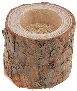 4PCS 6 cm Natural Tree Stump Stake Wooden Candle Holder-Handmade Candlesticks decoration wooden base-for Home Party Bar Art Decoration Dinner Wedding Party Supplies